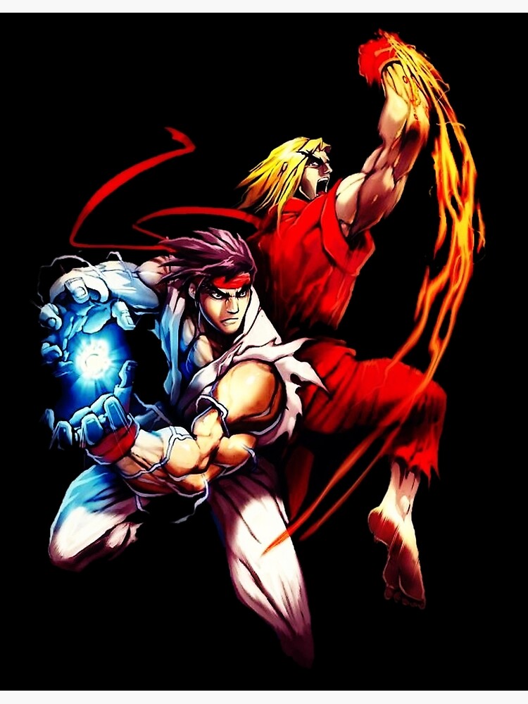 Street Fighter Desktop Art - Ryu vs. Ken