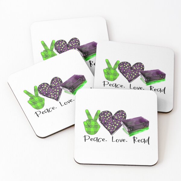 Item preview, Peace Love Read Book Design designed and sold by NataPrando.