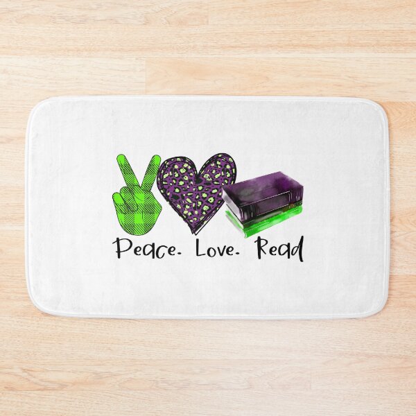 Item preview, Peace Love Read Book Design designed and sold by NataPrando.