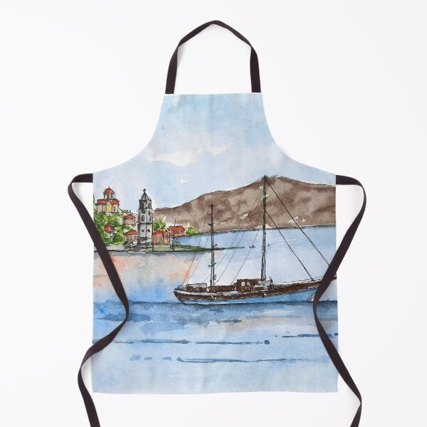 Item preview, Coast of Symi, Greece designed and sold by UrbanSageArt.