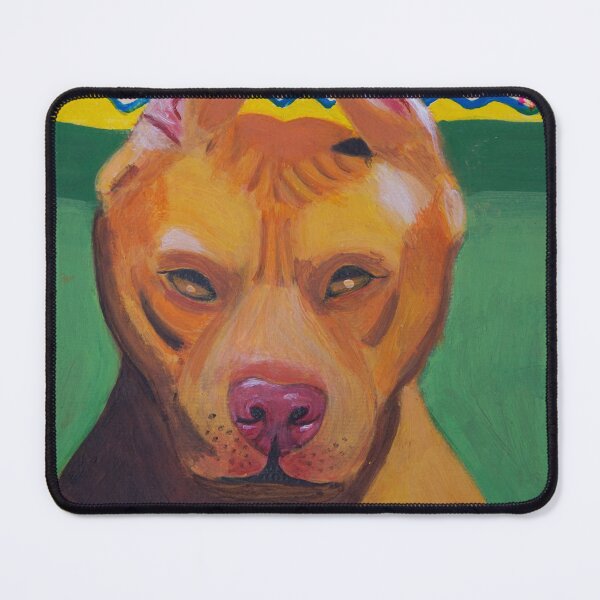 Item preview, Red nosed American Bully dog designed and sold by Rebekah Gavra.