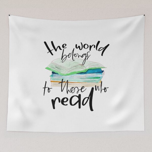 Item preview, The world belongs to those who read Design designed and sold by NataPrando.