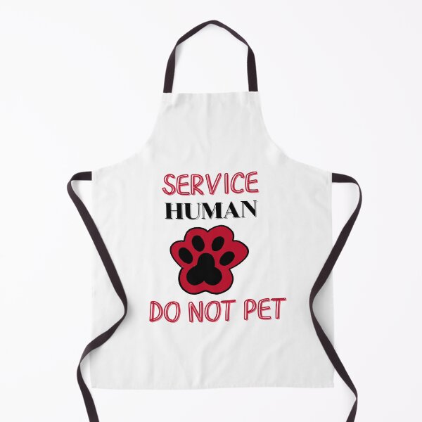 Item preview, Service human do not pet dog, service human do not pet a cat, Dogs, animal lovers, pet lovers, dog mom, dog owner designed and sold by T. MINISTRY.