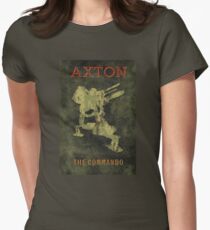 Axton Vintage Borderlands Graphic Women's Fitted T-Shirt