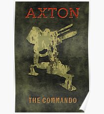 Axton Vintage Borderlands Graphic Poster