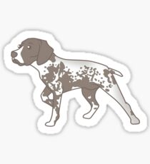 Pegatina Perro puntero