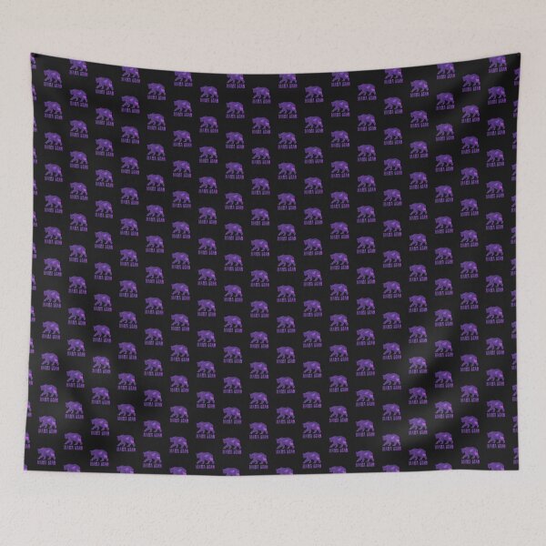 Item preview, Mama Bear Silhouette Purple Marble Abstract  designed and sold by AMSonArt.