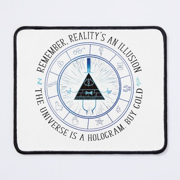 Item preview, Reality's an illusion - black text designed and sold by Jarvis-creates.
