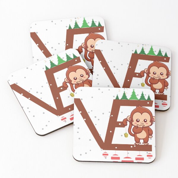 Item preview, I LOVE international monkeys day fanny monkey xmas pajamas sticker shirt designed and sold by anas naceri.