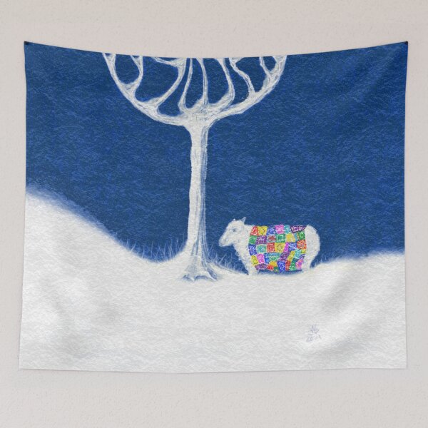 Item preview, Winter Wrapped Sheep designed and sold by JzArt.