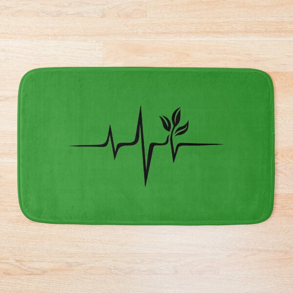 Item preview, Heartbeat, Pulse Green, Vegan, Frequency, Wave, Earth, Planet designed and sold by boom-art.