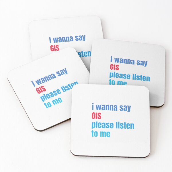 Item preview, i wanna say GIS please listen to me, sticker, funny sticker,  designed and sold by kerimbayram.