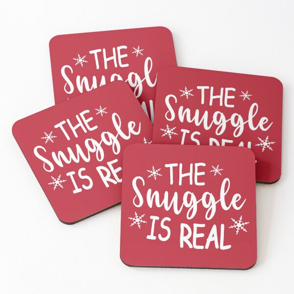 Item preview, The Snuggle Is Real Funny Christmas Season Saying designed and sold by Bad Kitty Designz.