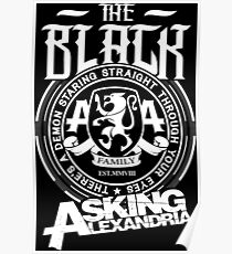 Asking Alexandria the black album tshirts and hoodies Poster