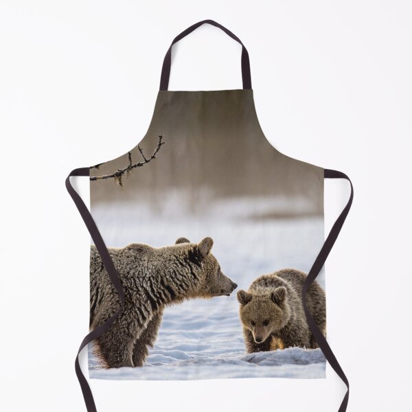 Item preview, She-Bear Grizzly and her two young cubs, in Winter. designed and sold by Maddie4Real.