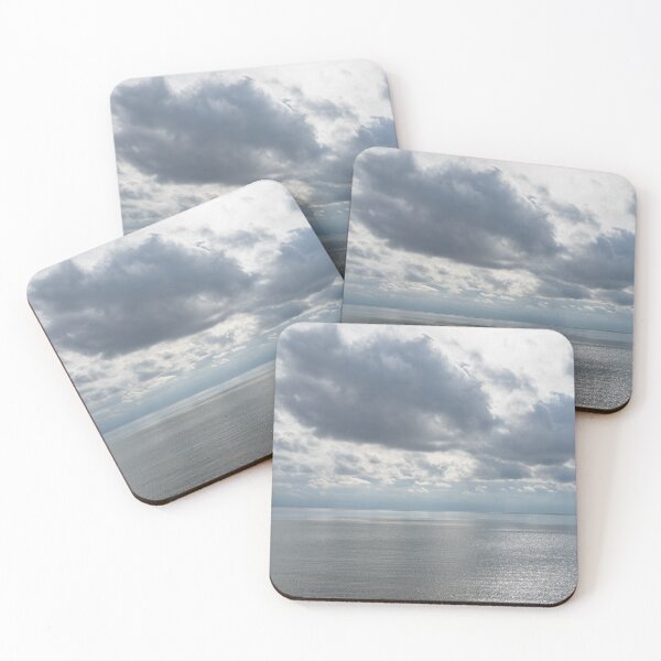 Item preview, Turbulent yet Calming - Waterscape in Baby Blues and Silvery Grays designed and sold by Georgia Mizuleva.