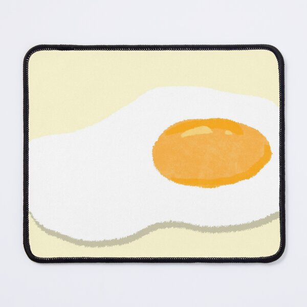 Item preview, Cute fried egg drawing on yellow color background in minimal style. designed and sold by APINSshop.