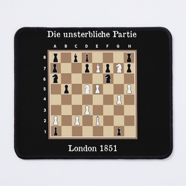 Item preview, The immortal game Immortal Game Chess Chess designed and sold by smellypumpy.