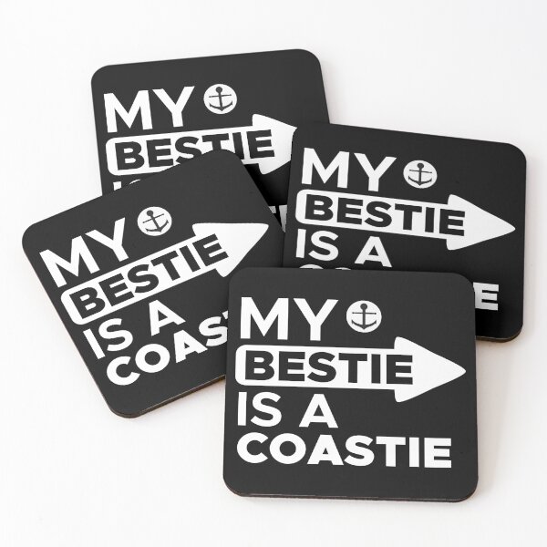 Item preview, My bestie is a coastie arrow to your right design designed and sold by Coasties.