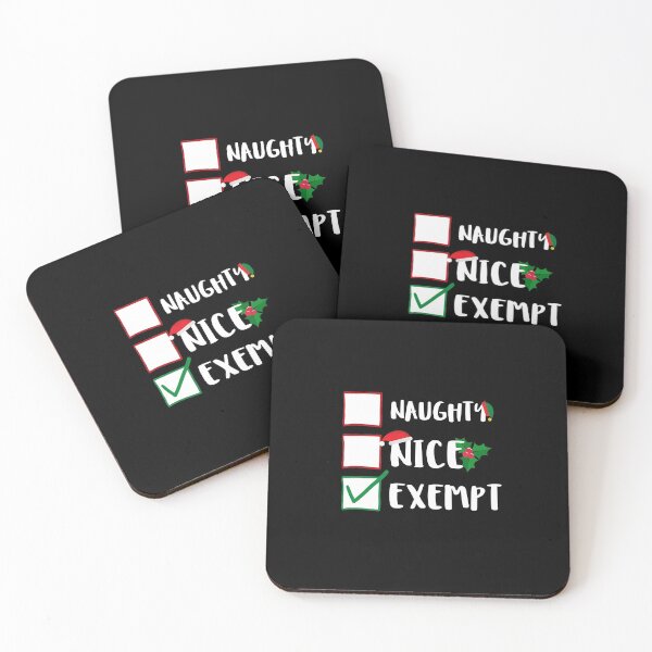 Item preview, Naughty Nice Exempt Funny Sassy Pants Naughty List Graphic designed and sold by GO SHIRT-TEE.