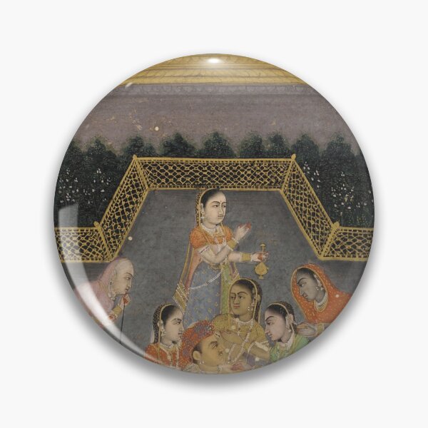 Item preview, A Sick man Surrounded by His Family designed and sold by HinduArtGallery.
