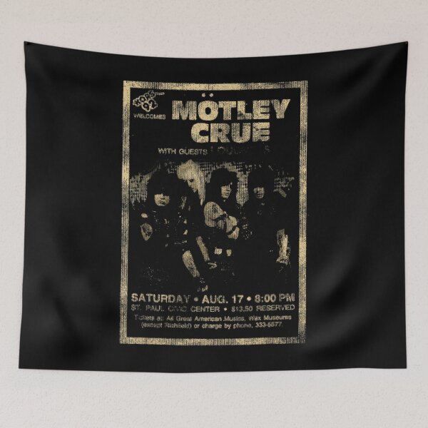 Item preview, Mtley Cre  Vintage Flyer designed and sold by GregFrith.