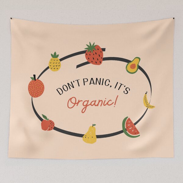 Item preview, Dont Panic Its Organic Eco Quotes designed and sold by soniaaseguin.