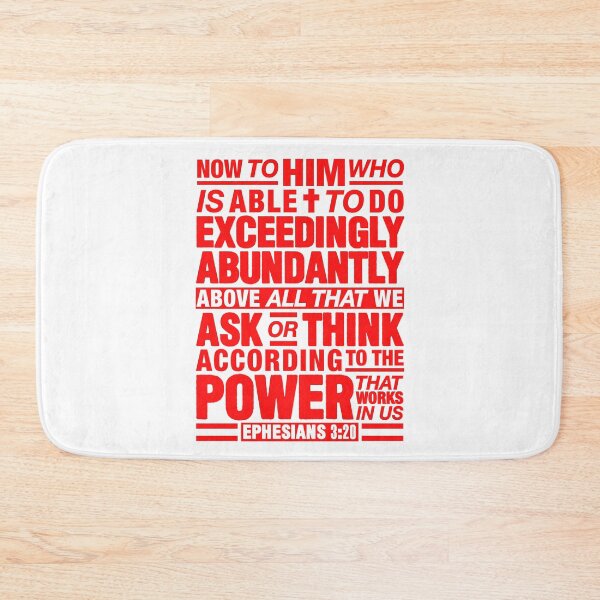 Item preview, Ephesians 3:20 Abundantly designed and sold by plushism.