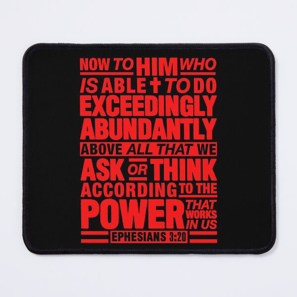 Item preview, Ephesians 3:20 Abundantly designed and sold by plushism.