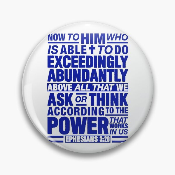 Item preview, Ephesians 3:20 Abundantly designed and sold by plushism.
