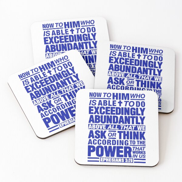 Item preview, Ephesians 3:20 Abundantly designed and sold by plushism.