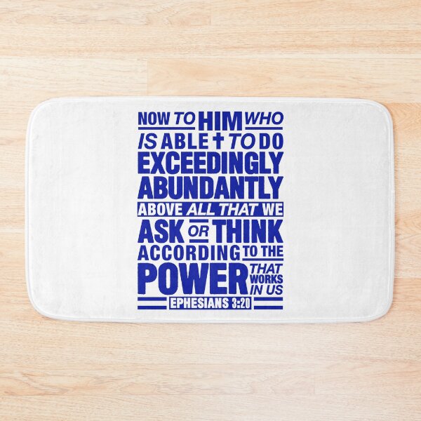 Item preview, Ephesians 3:20 Abundantly designed and sold by plushism.