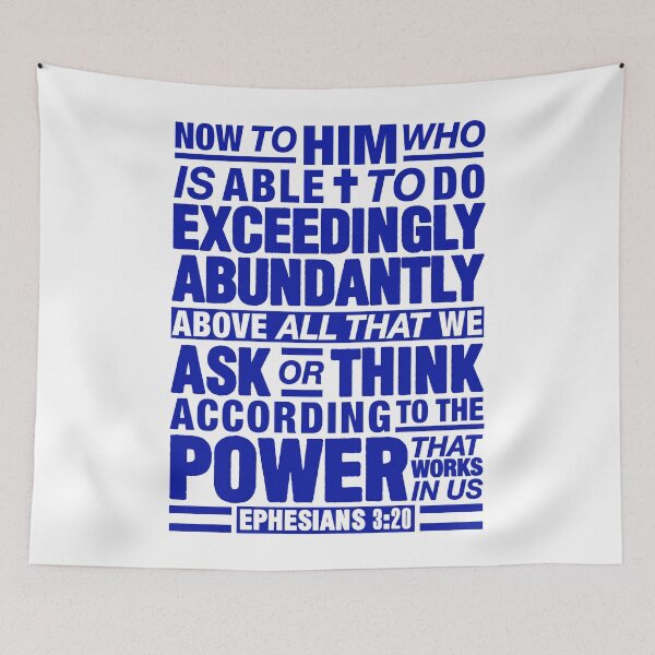 Item preview, Ephesians 3:20 Abundantly designed and sold by plushism.