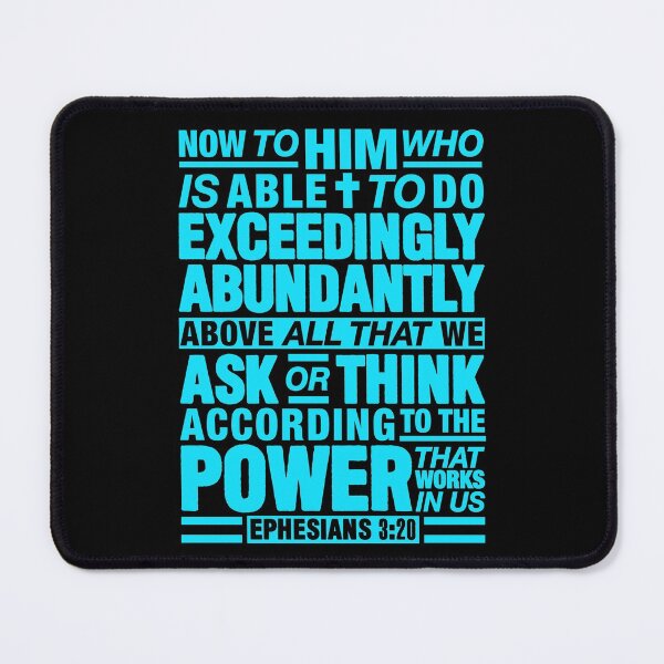 Item preview, Ephesians 3:20 Abundantly designed and sold by plushism.