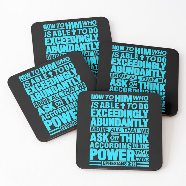 Item preview, Ephesians 3:20 Abundantly designed and sold by plushism.