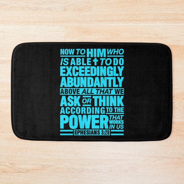 Item preview, Ephesians 3:20 Abundantly designed and sold by plushism.