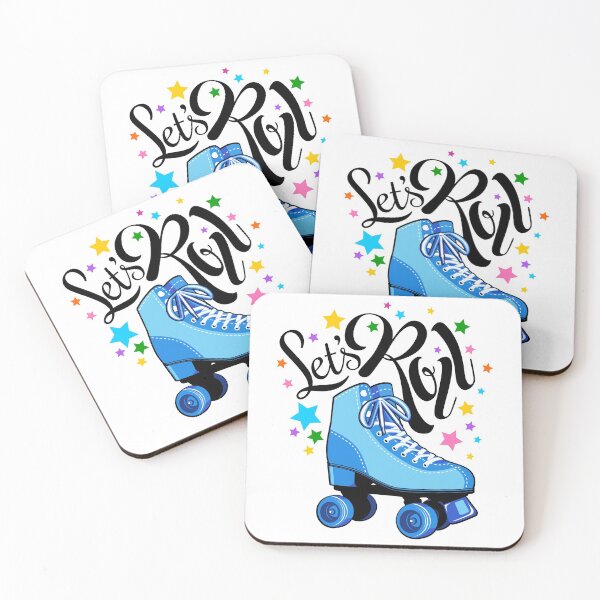 Item preview, Let's Roll. Fun roller skate party  designed and sold by iclipart.