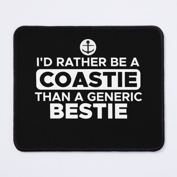 Item preview, Id rather be a coastie than a generic bestie introvert design designed and sold by Coasties.