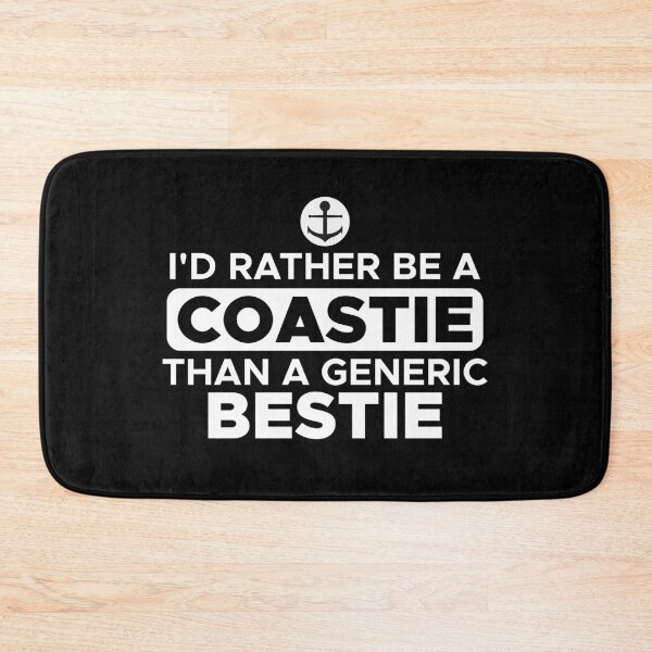 Item preview, Id rather be a coastie than a generic bestie introvert design designed and sold by Coasties.