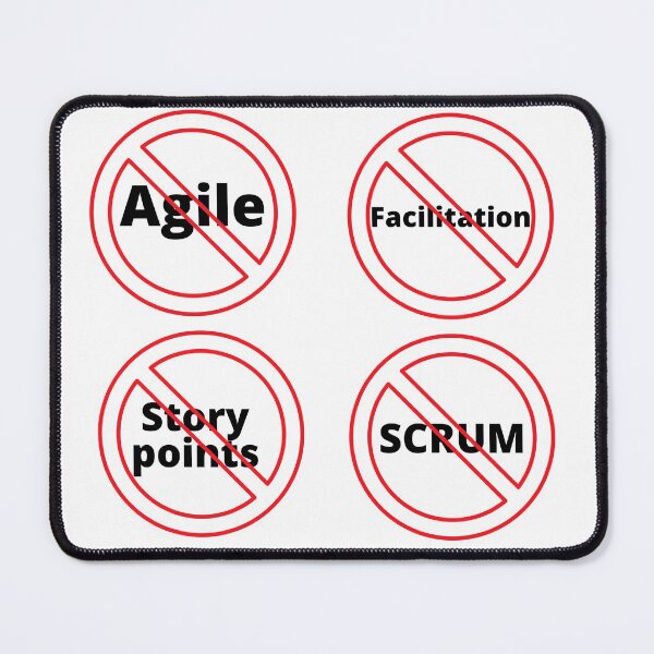Item preview, No Agile signs set designed and sold by trendingatees.