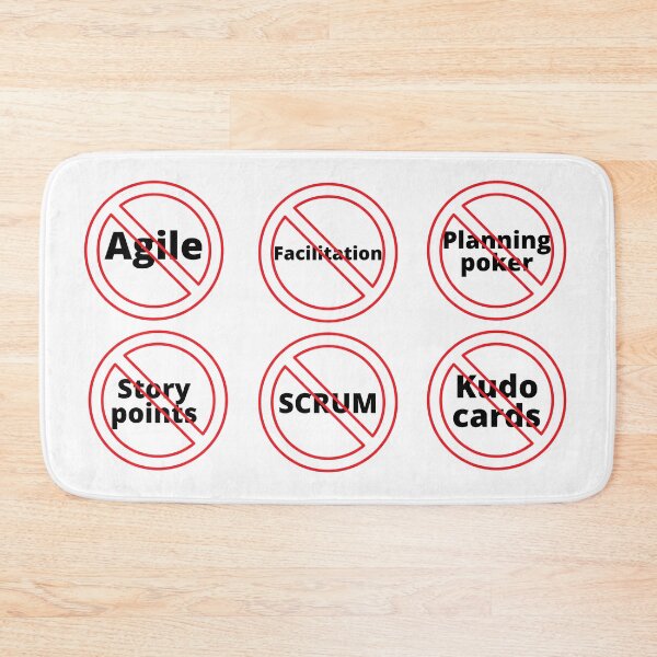 Item preview, No Agile signs set designed and sold by trendingatees.