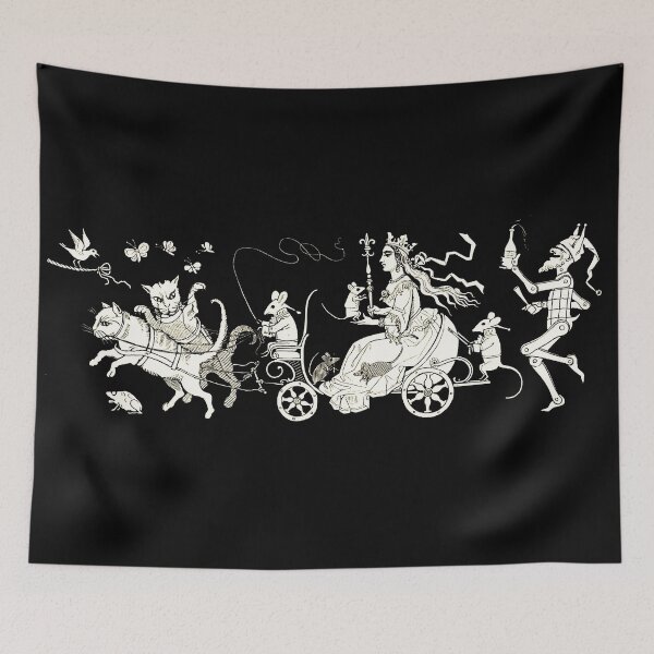 Item preview, The Chariot of the Queen of Mice Pulled by the Cats designed and sold by BulganLumini.