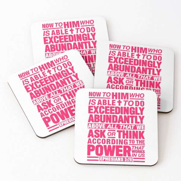 Item preview, Ephesians 3:20 Abundantly designed and sold by plushism.