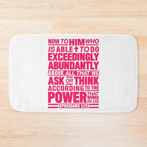 Item preview, Ephesians 3:20 Abundantly designed and sold by plushism.