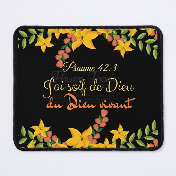 Item preview, Psalm 42.3: I thirst for God, the Living God! designed and sold by ParolesdeVie.