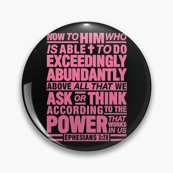 Item preview, Ephesians 3:20 Abundantly designed and sold by plushism.