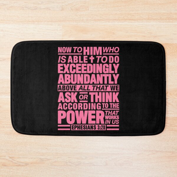 Item preview, Ephesians 3:20 Abundantly designed and sold by plushism.