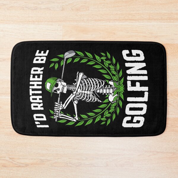 Item preview, I'd Rather Be Golfing Funny Golfer Skeleton Golf Quote designed and sold by GrandeDuc.