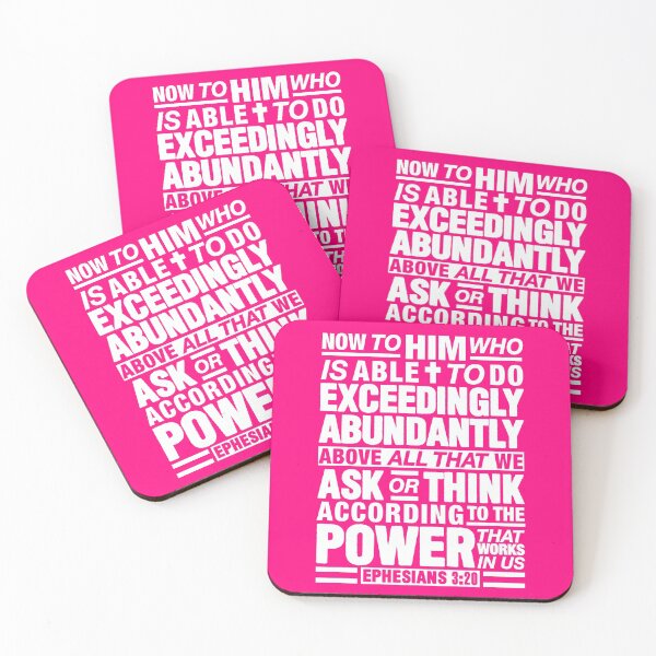 Item preview, Ephesians 3:20 Abundantly designed and sold by plushism.