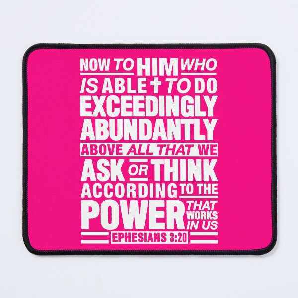 Item preview, Ephesians 3:20 Abundantly designed and sold by plushism.